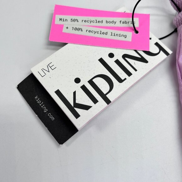 Kipling Keiko Mini Crossbody Bag Blooming Pink Lightweight Nylon - Picture 5 of 10